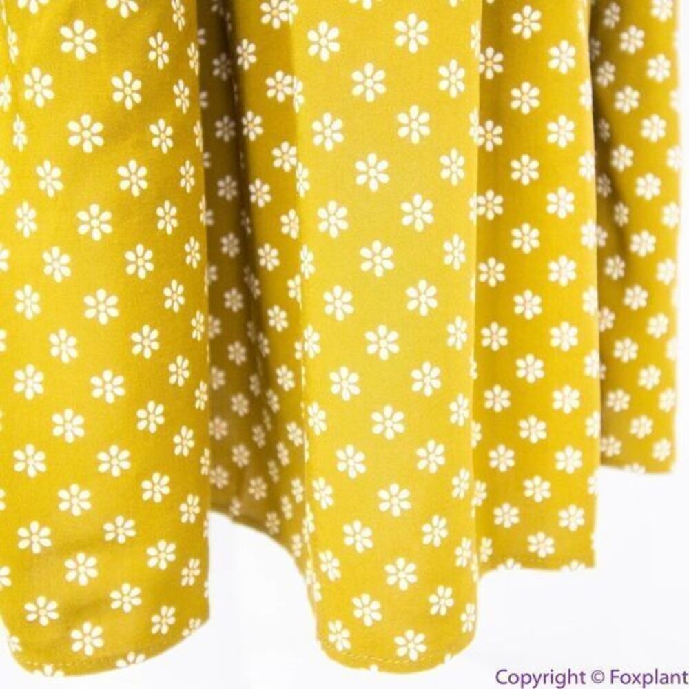 NEW Madewell V-Neck Tiered Button-Front Midi Dress in Daisies‎ Forever, 00 - Picture 8 of 16